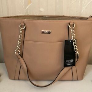 Jones New York tan bag NWT